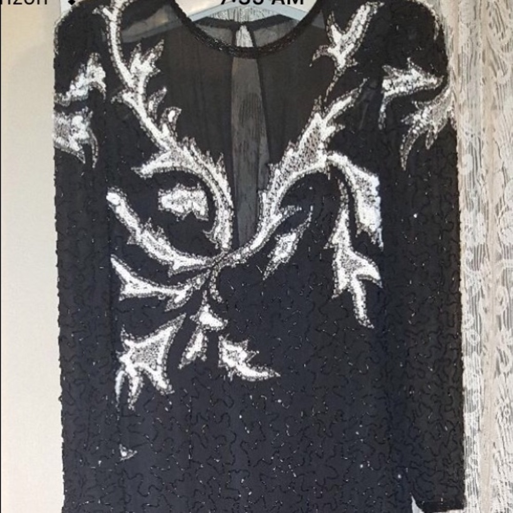 Black Tie Event Sequin Full Length Dress